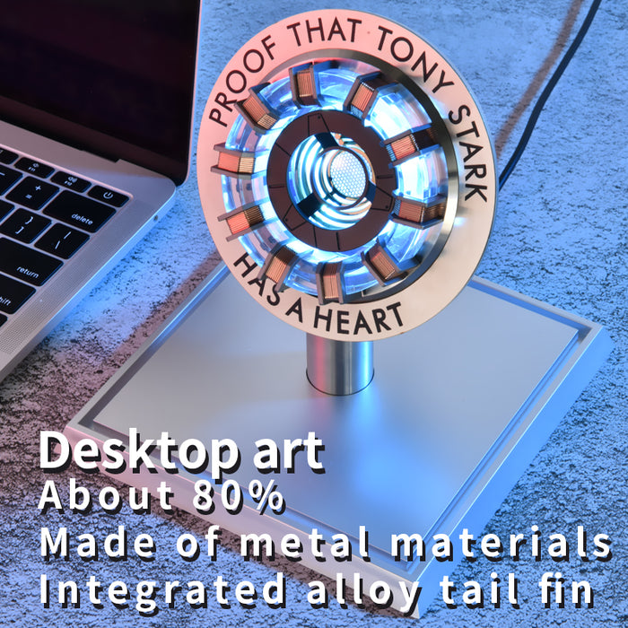 Tony Stark Heart Arc Reactor