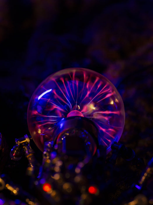 Araña de plasma ciberpunk