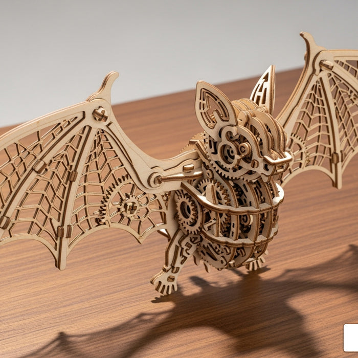Beyond the Box: Unboxing and Building Your Mechanical 3D Wooden Bat and Crow Puzzles