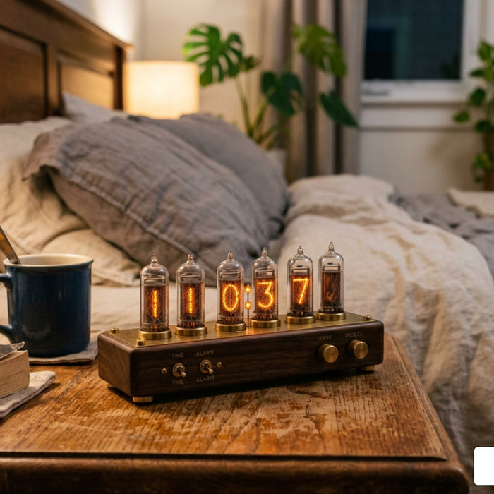 Why Nixie Alarm Clocks Are the Coolest Way to Wake Up