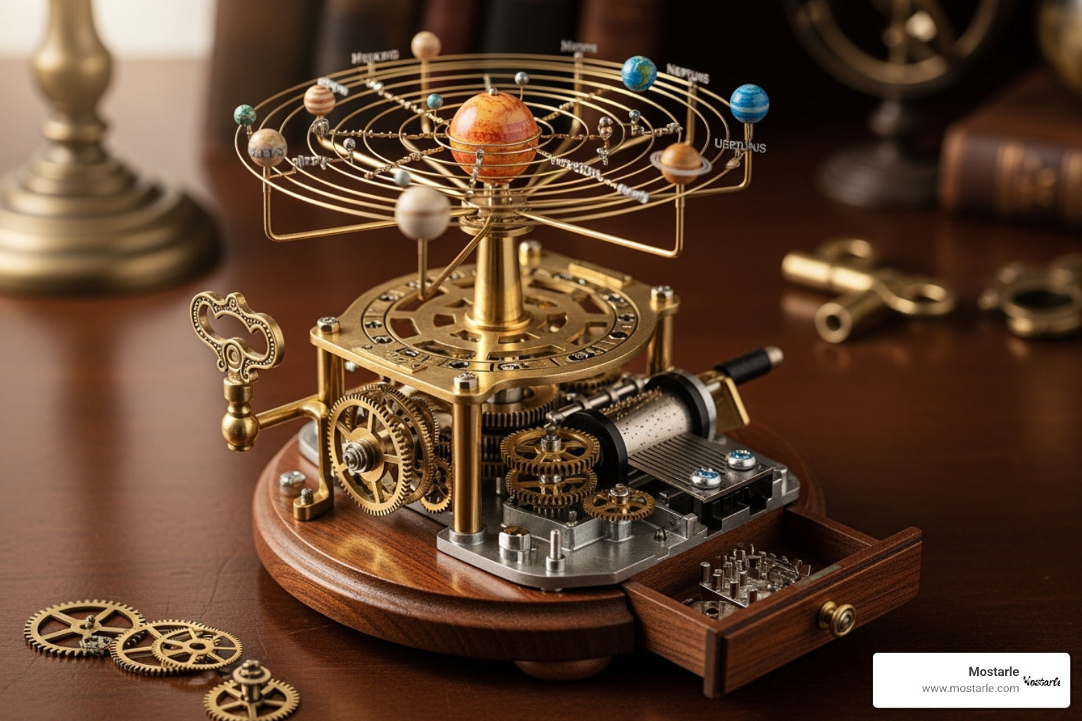 Planetary Harmonies: Orrery Music Boxes for Every Builder