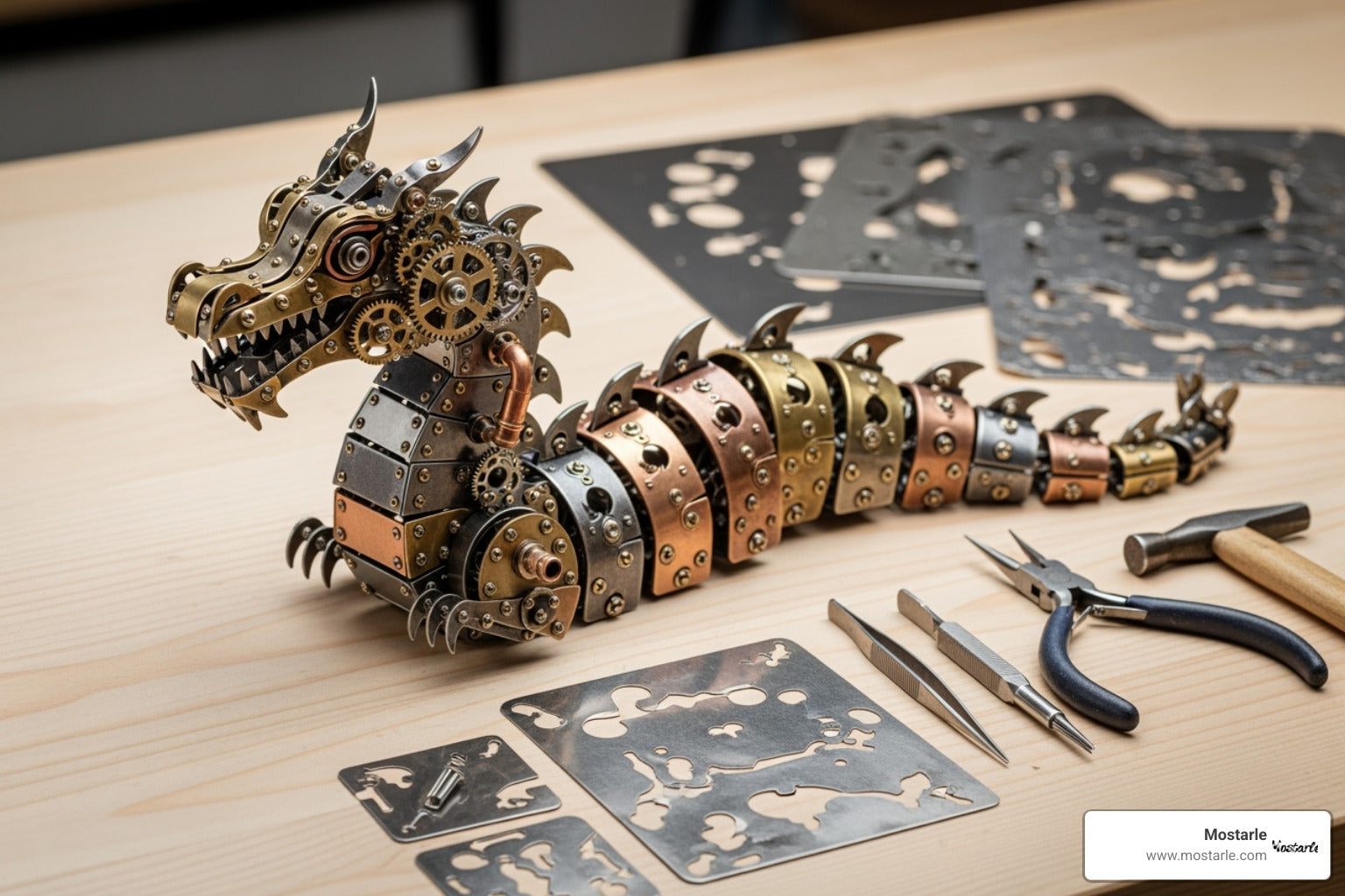 Puzzles 3D de Metal: Modelos Mecánicos para Coleccionistas y Aficionados