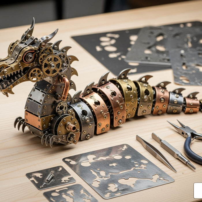 Puzzles 3D de Metal: Modelos Mecánicos para Coleccionistas y Aficionados