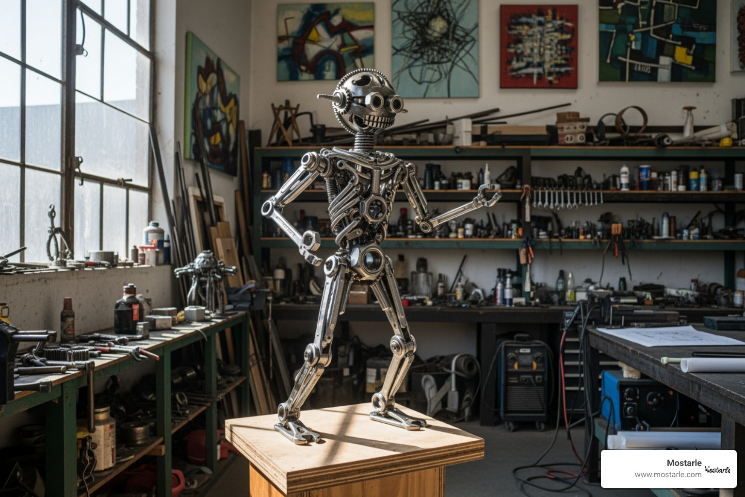 Unleash Your Inner Artisan: Discover Stunning Recycled Metal Decor and Robot Sculptures