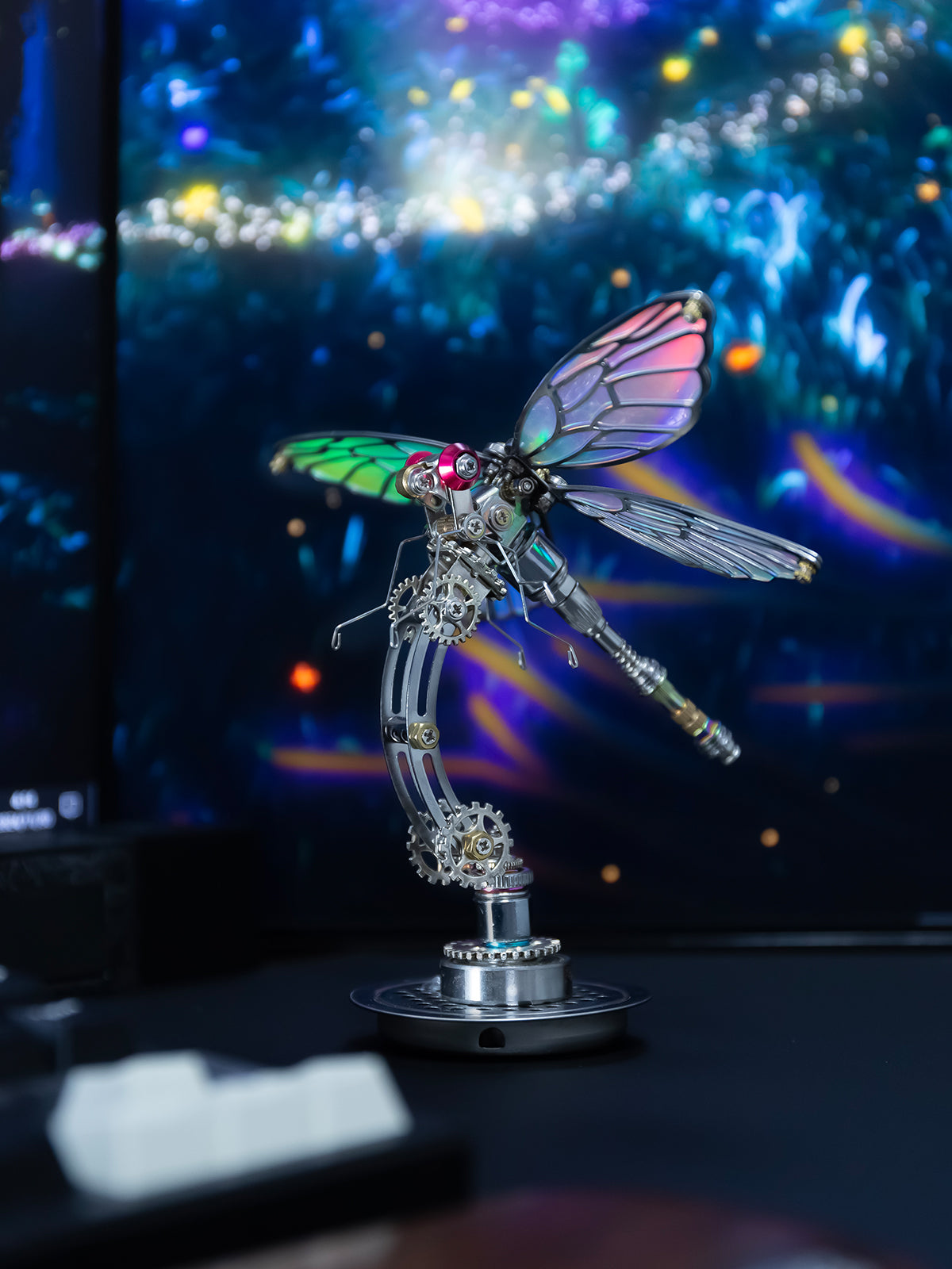 【ジャパメタ激レア！】DRAGON FLY/Demonstration 1 Iridescent Dragonfly Model – 155-Piece DIY Kit with Color-Shifting