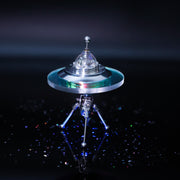 Model of a UFO on a dark background